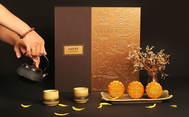 樂天禮品包裝設計,中秋節月餅禮盒包裝設計