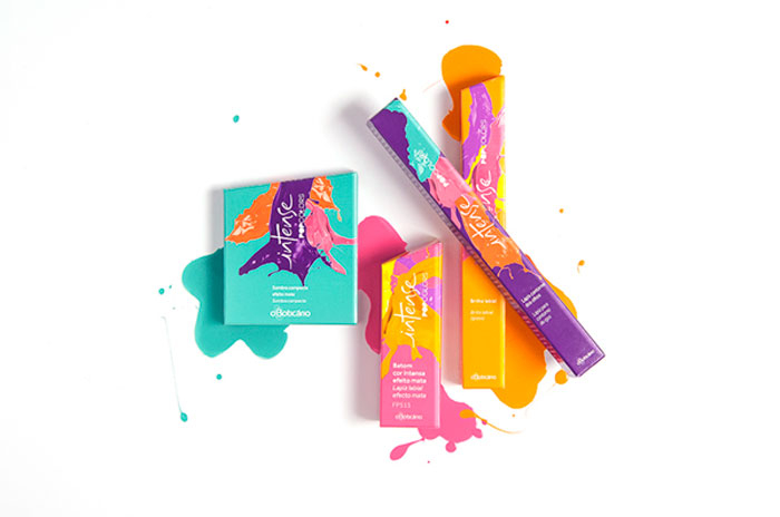 OBotica·rio's Intense PopColors美妝產品包裝