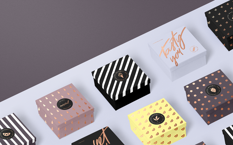 為了博得美人一笑，甜品包裝也是拼了……