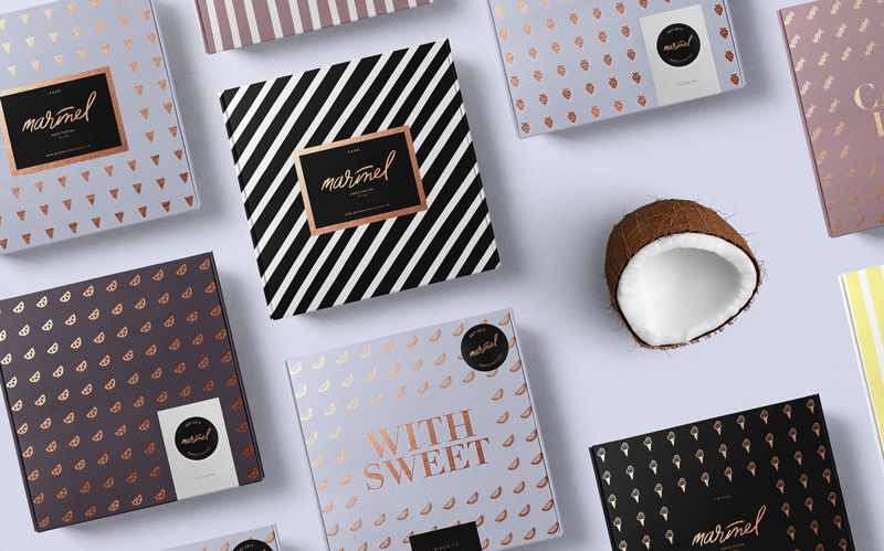 為了博得美人一笑，甜品包裝也是拼了……