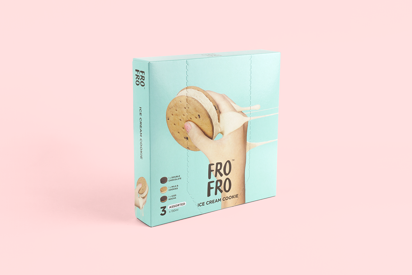冰淇淋餅干包裝設計