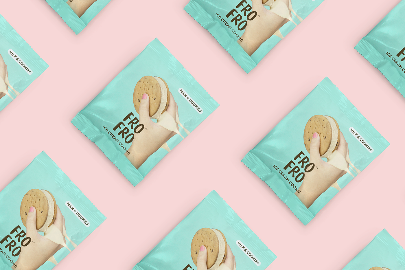 冰淇淋餅干包裝設計