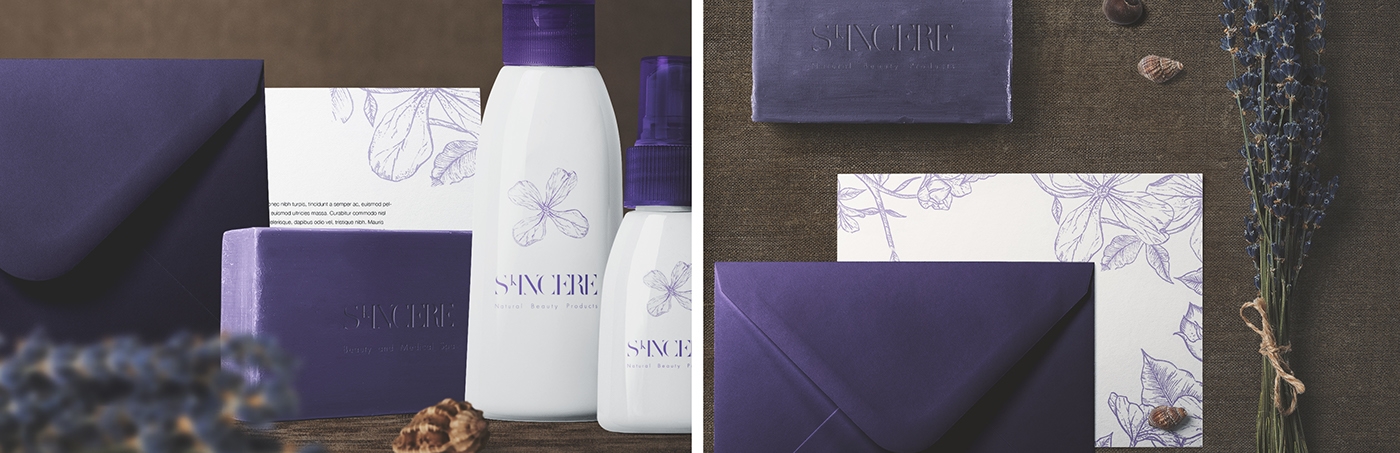 豪華水療中心護膚用品產品品牌包裝設計