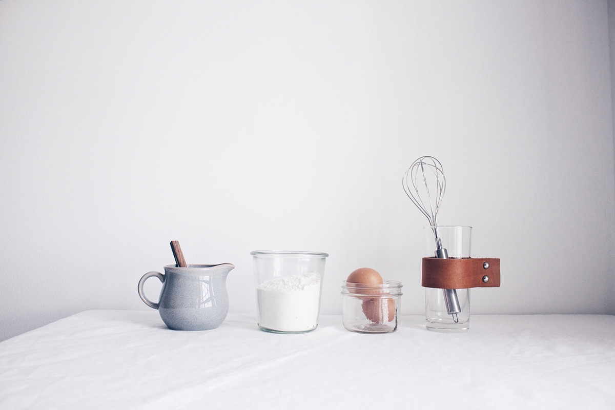 概念化早餐，面包與餅干食品飲料包裝設計