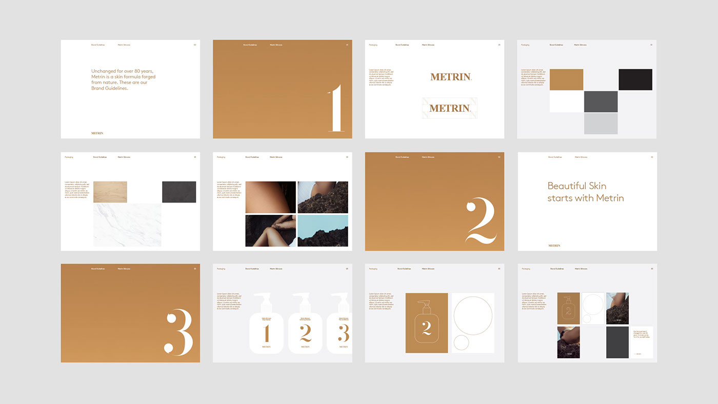 Metrin護(hù)膚化妝品品牌包裝設(shè)計