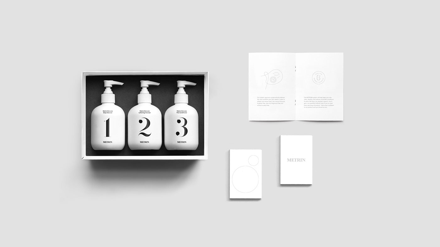 Metrin護(hù)膚化妝品品牌包裝設(shè)計