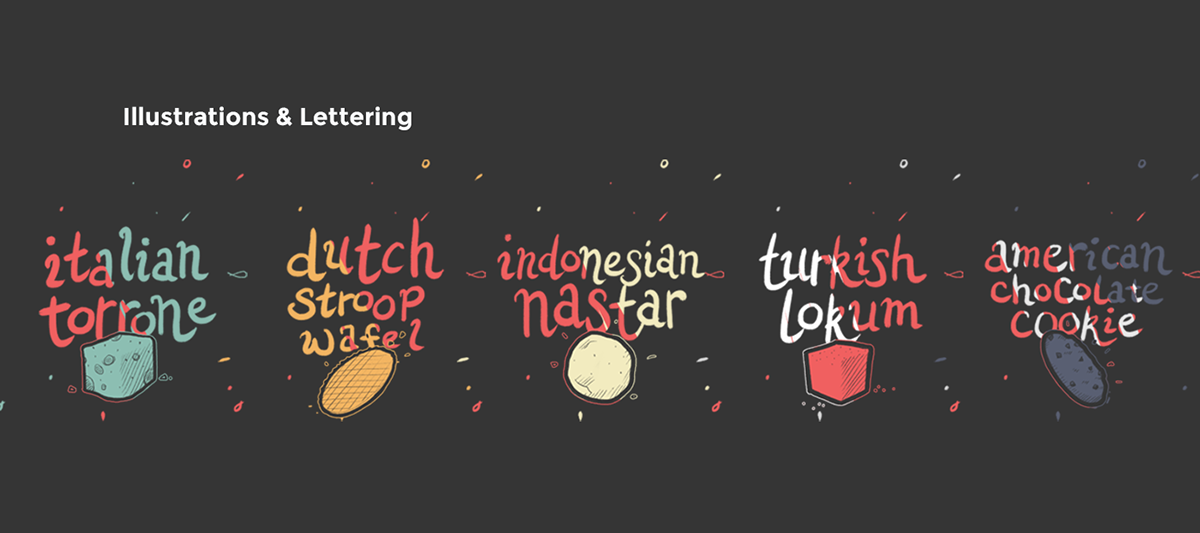 “Sweet of the World”，全球糖果食品包裝設(shè)計