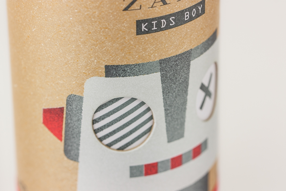 ZARA KIDS，用于嬰兒的香水包裝設計