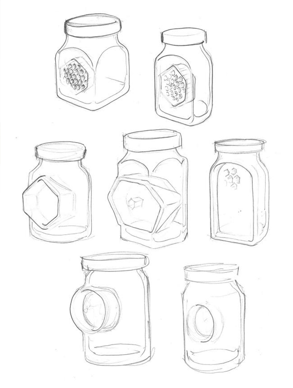 見過喝蜂蜜的，見過舉著蜂巢喝蜂蜜的嗎？｜奇特蜂蜜包裝設計