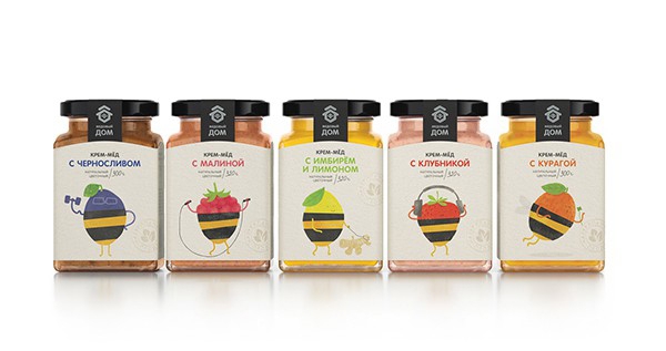 可愛到飛起的小水果？俏皮蜂蜜漿果包裝設計