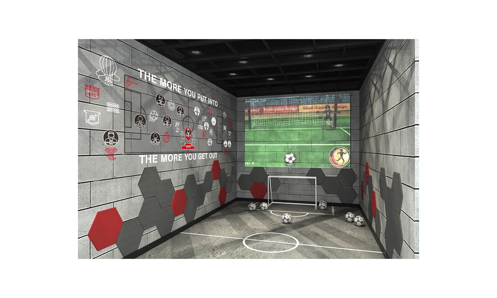 經常去肯德基，卻沒有發現墻上的小巧思|壁畫插畫設計