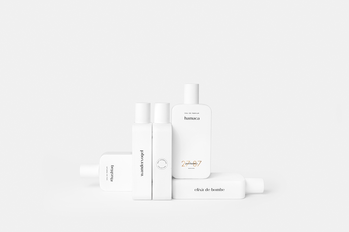 現代化高端香水瓶型與包裝盒設計